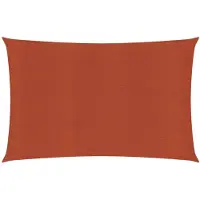 vidaXL Voile D'ombrage 160 G/M² Terre Cuite 2x4 M Pehd
