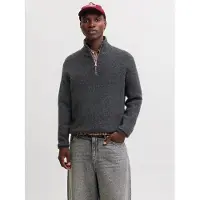 Jack & Jones Pull-over 'JORFREDERIKSBERG OLLIE' noir chiné