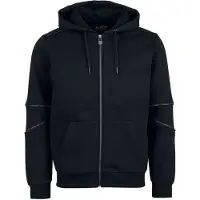 Black premium by emp Sweat-shirt zippé à capuche de - Essential - S - XXL - pour Homme - noir - Taille L