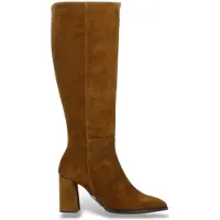 Wonders pour femme. M-5442 Bottes en Cuir Charme beige (41), 3 à 5 cm, Fermeture éclair, Casuel