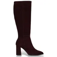 Wonders pour femme. M-5442 Bottes en Cuir Charme grenat (36), 3 à 5 cm, Fermeture éclair, Casuel