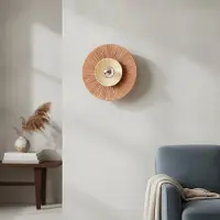 Lyora Lampe murale Japandi Nora Terre cuite