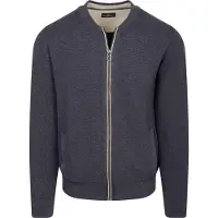 Casamoda Cardigan Zippé Structure Marine