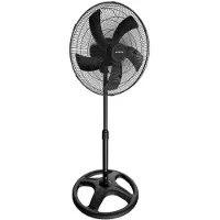 Kumtel Ventilateur sur pied 45cm 60w noir - - KTF-345 -
