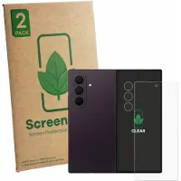 ScreenLeaf Film de protection d'écran, Protection d'écran Écologique, Clear, Anti-Rayures (2 pcs, Samsung Galaxy Z Fold8 Ultra), Téléphone portable : film de protection, Transparent