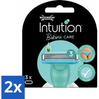 Wilkinson Intuition - Recharges de lames - Bikini Care Duo - Pratique - 3 lames - Pack avantage - 2 pièces