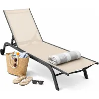 VCM Chaise Longue Pliante, Chaise Transat Pliable, Bain De Soleil Pliable Plage, Bain De Soleil Jardin Exterieur Pliable, Transat Piscine, Transat Lecture, Transat Pliant, Chaise Longue Piscine, Chaise