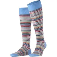 Falke Mi-bas Bleu cornouiller, Rayé