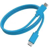 Jaym CABLE CHARGE & SYNCHRO USB-C VERS USB-C PD (60W) - LONGUEUR 1.5M - BLEU - COLLECTION POP (1.50 m, 60 W)