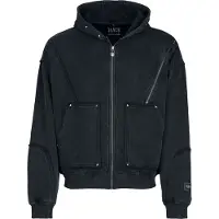 Black premium by emp Sweat-shirt zippé à capuche de - Essential - S - XXL - pour Homme - noir - Taille L