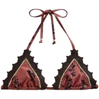 Next Hauts de bikini chocolat / rouille / or / noir
