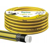 AGAPLAST tuyau d'eau à 3 couches Tuyau d'arrosage de jardin Tuyau flexible en polyester tressé croisé résistant aux UV 25 Bar 3/4" 50m