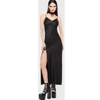 Killstar Robe longue Gothic de - Kihilist Nova Maxi Dress - XS - 4XL - pour Femme - noir - Taille L