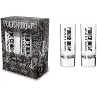 Powerwolf Lot de verres à shots de - Metal Is Religion - pour Indifférent - transparent - Taille Standard