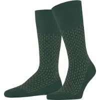 Falke Chaussettes Vert chasseur, À motifs