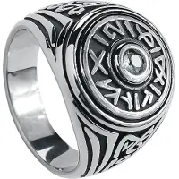 EtNox Bague de - Secret Signs - pour Femme - couleur argent - Taille 65