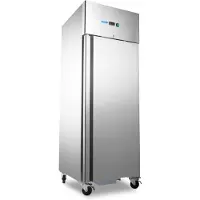 Maxima - Congélateur Gastro - 700 l - 3 étagères réglables (2/1 GN) - sur roulettes - étagères incluses
