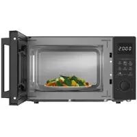 Continental Edison CEMO28MB2, micro-ondes encastrable de 28 litres, 900 W, noir, avec éclairage LED, 8 programmes automatiques et 5 niveaux de puissance