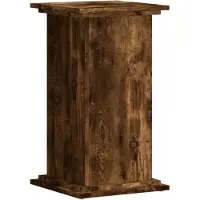vidaXL Support pour plantes chêne fumé 33x33x60 cm bois d'ingénierie