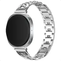 Selencia Bracelet Chain pour Samsung Galaxy Watch 9 (40/44mm) / Watch 8 (40/44mm) / Classic (46mm) - Argent