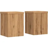 vidaXL Supports Pour Plantes 2 Pcs Chêne Artisanal Bois D'ingénierie