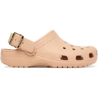 Crocs Classic Metallic Buckle Clogs Beige EU 36-37
