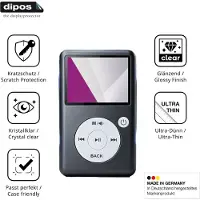 Dipos 4x Film de protection d'écran pour PlayerPure 5X MP3-Player protecteur clair
