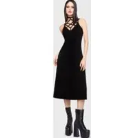 Killstar Robe mi-longue Gothic de - Chapel Blessing - Garden Altar Maxi Dress - S - 4XL - pour Femme - noir - Taille 4XL