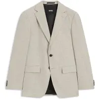 BOSS Blazer Slim à motif en mélange de laine et de cachemire
