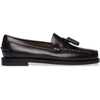 Sebago pour femme. 7001560 Mocassins classiques en cuir Will bordeaux marron (39), Plat, 1 à 3 cm, Aucun, Casuel, Fête