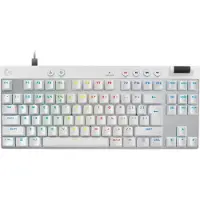 Logitech G PRO X TKL RAPID, Avec fil, USB, Commutateur à clé magnétique, QWERTY, LED, Blanc