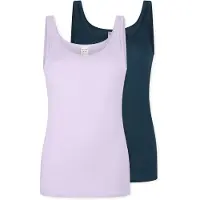 Schiesser Maillot de corps ' Modal Essentials ' bleu nuit / lilas