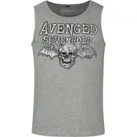 Avenged Sevenfold Débardeur de - Logo - S - 4XL - pour Homme - gris - Taille 3XL