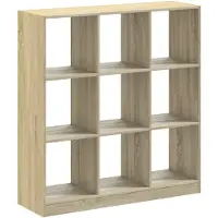vidaXL Bibliothèque chêne sonoma 102x32x108 cm bois d'ingénierie