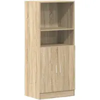 vidaXL Armoire de cuisine Chêne Sonoma 57x41,5x131,5 cm Matériau dérivé du bois