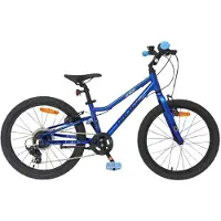 Volare Vélo pour enfants Venom - Garçons - 16 pouces - Bleu - Deux freins à main