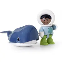 Tolo Toys Set de jeu Tolobaleine et ours polaire - jouets éducatifs durables pour enfants