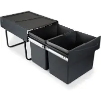Emuca Poubelle 8199517 2x15l