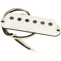 Lollar Vintage Blonde Neck micro à simple bobinage, plots magnétiques plats, parchment