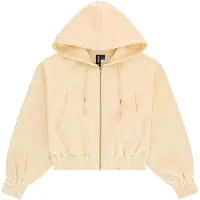 Osaka Cropped Full Zip Sweatshirt Jaune S Femme
