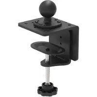 Ram Mounts Heavy Duty C-Clamp Base with, Support pour smartphone, Noir