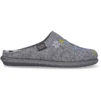 Toni pons : Chaussons d'intérieur en feutre pour femmes, motif Snoopy, couleur gris, taille 42