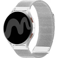 IMoshion Bracelet magnétique pour montre, style milanais - Connecteur universel de 22 mm - Argent