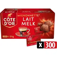 Côte d'Or Mignonnette Chocolat Au Lait Délicieux Et Fondant 3000g - Tablette Chocolat Belge Premium Gourmandise