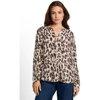 Tom Tailor Chemisier beige / marron / noisette