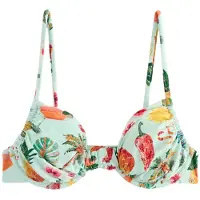 Next Hauts de bikini jaune / menthe / orange / rouge foncé