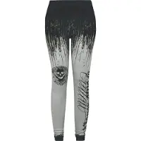 Rock Rebel by EMP Legging de - Rebels & Reapers - S - XXL - pour Femme - noir/gris - Taille XL