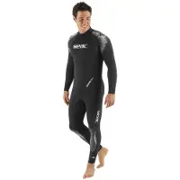 Seac Sub M.lungo Cover 5 Mm Woman Freediving Wetsuit Noir L Femme