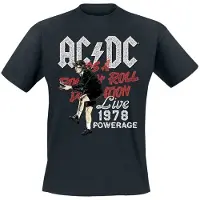 AC/DC T-Shirt Manches courtes de - Live 78 - S - 5XL - pour Homme - noir - Taille 3XL