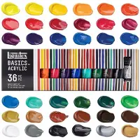 LIQUITEX Basic Ensemble de peintures acryliques 36 x 22 ml